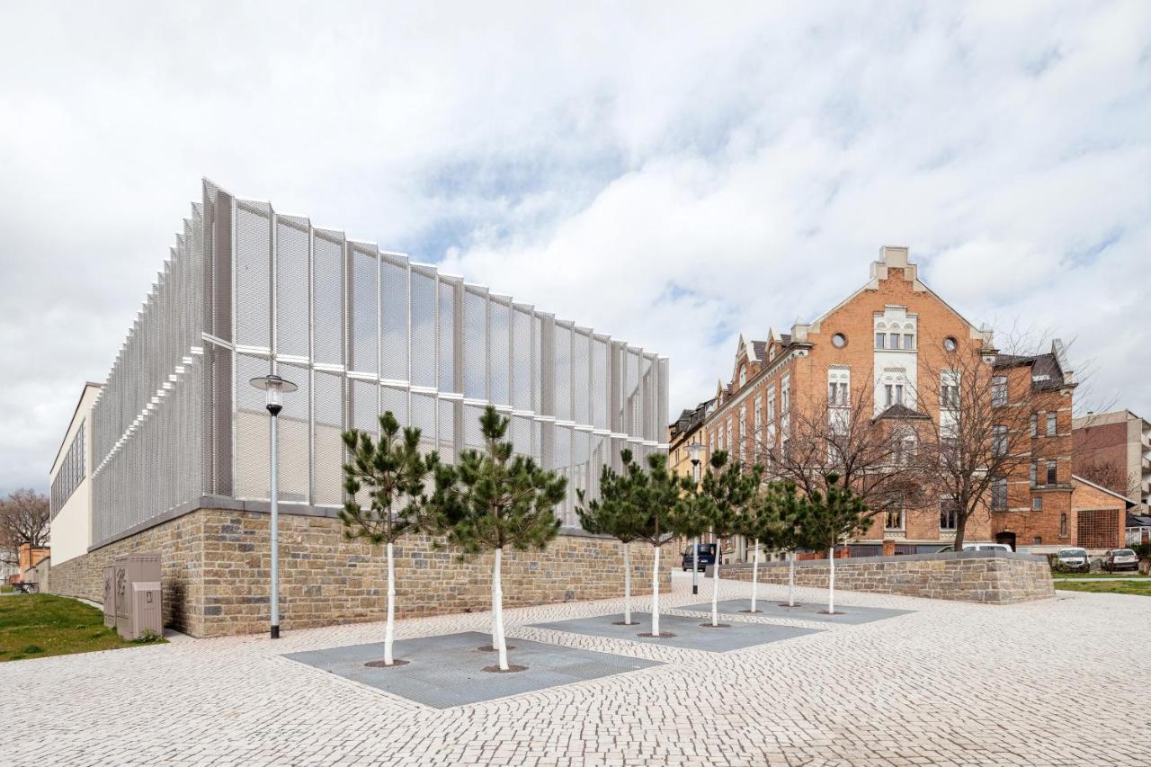 Kuenstlerzimmer Im Kulturhaus Haeselburg Gera Eksteriør billede
